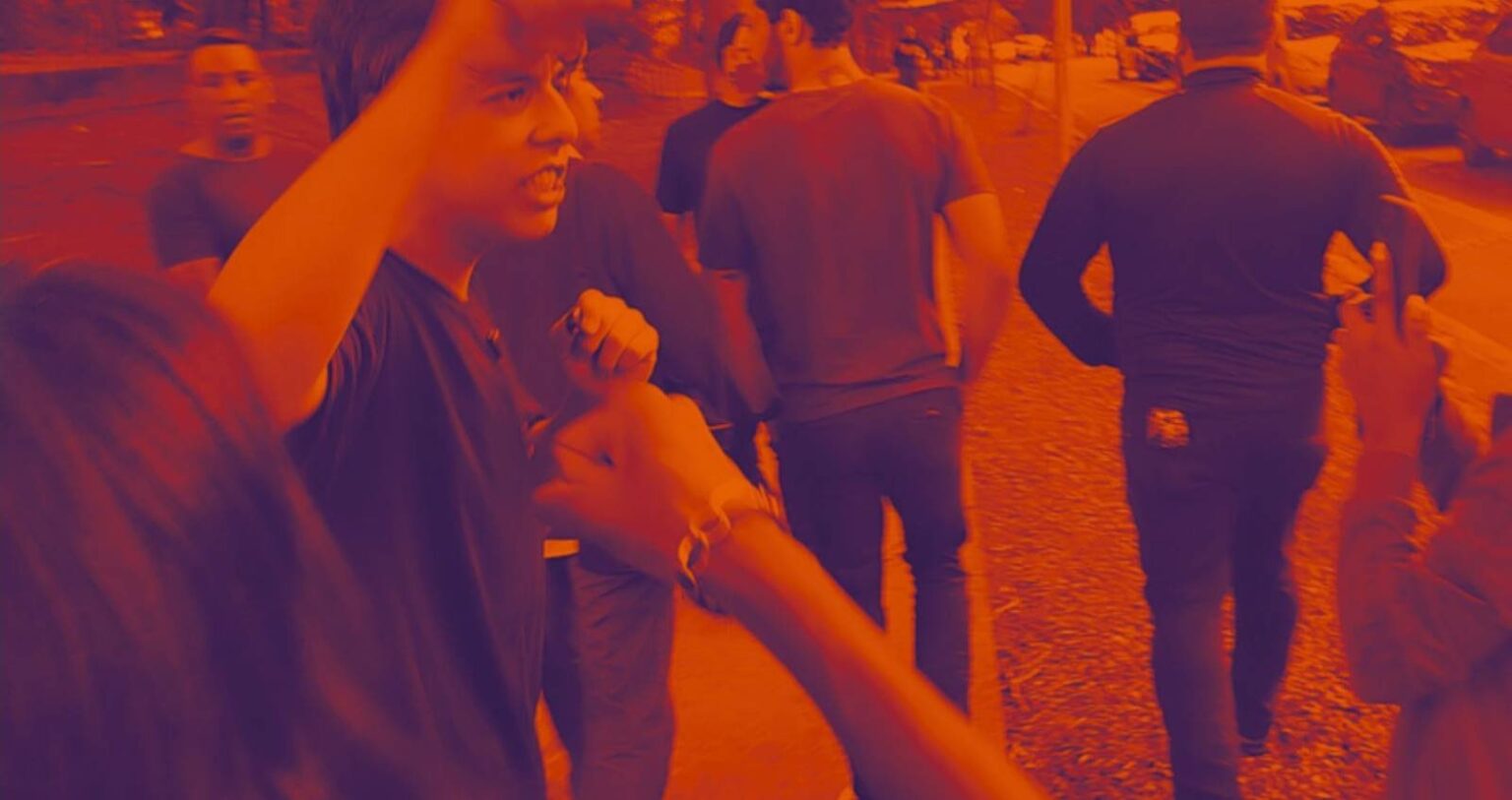 Fascista sendo expulso da USP